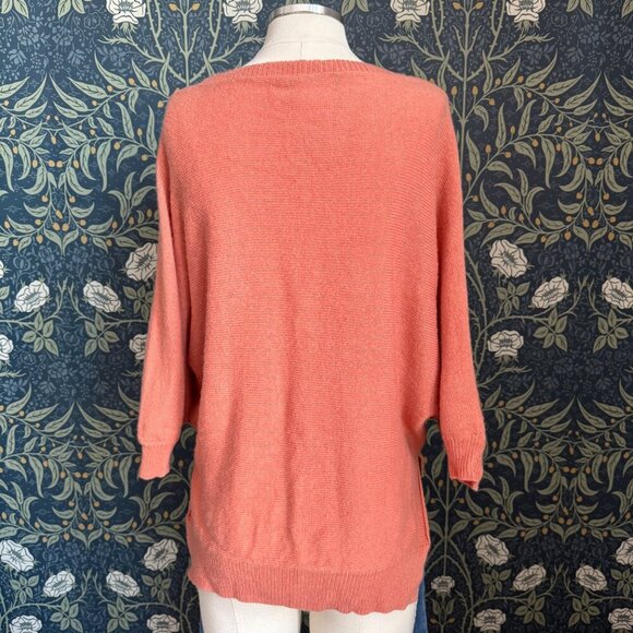 BCBG MaxAzria Kennedy Dolman Sleeve Hi-Lo Wool & Yak Blend Sweater - Picture 4 of 9